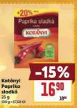 KOTÁNYI PAPRIKA SLADKÁ