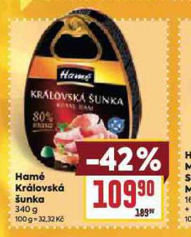HAMÉ KRÁLOVSKÁ ŠUNKA