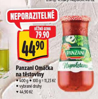 PANZANI OMÁČKA NA TĚSTOVINY