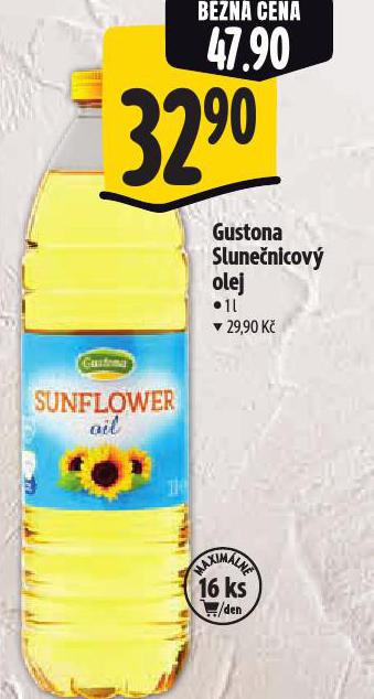 GUSTONA SLUNEČNICOVÝ OLEJ