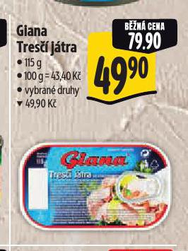 GIANA TRESČÍ JÁTRA