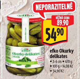 EFKO OKURKY DELIKATES