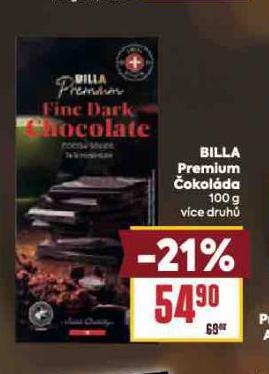 BILLAY PREMIUM ČOKOLÁDA