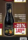 BILLA PREMIUM OLEJ Z DÝŇOVÝCH SEMÍNEK