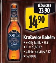 PIVO KRUŠOVICE BOHÉM