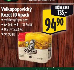 PIVO VELKOPOPOVICKÝ KOZEL