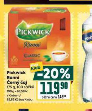 PICKWICK RANNÍ ČERNÝ ČAJ