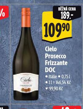 CIELO PROSECCO FRIZZANTE DOC