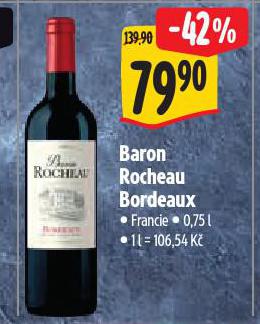 BARON ROCHEAU BORDEAUX
