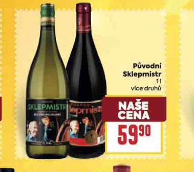 PŮVODNÍ SKLEPMISTR