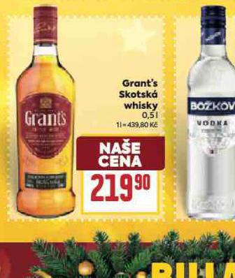 GRANT´S SKOTSKÁ WHISKY