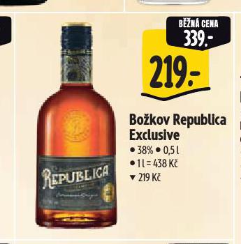 BOŽKOV REPUBLICA EXCLUSIVE