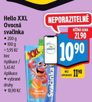 HELLO OVOCNÁ SVAČINKA