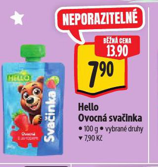 HELLO OVOCNÁ SVAČINKA