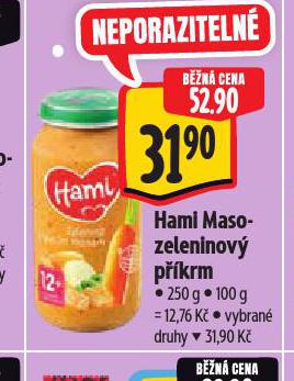 HAMI MASOZELENINOVÝ PŘÍKRM