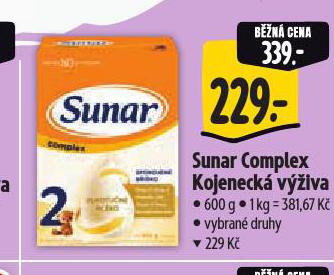 SUNAR KOJENECKÁ VÝŽIVA