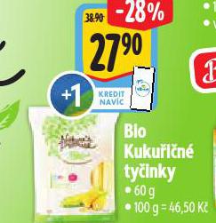 BIO KUKUŘIČNÉ TYČINKY