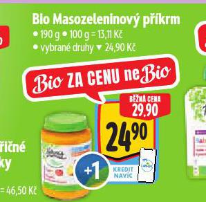 BIO MASOZELENINOVÝ PŘÍKRM