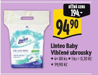 LINTEO VLHČENÉ UBROUSKY