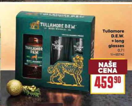 TULLAMORE D.E.W. + LONG GLASSES