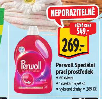 PERWOLL SPECIÁLNÍ PRACÍ PROSTŘEDEK