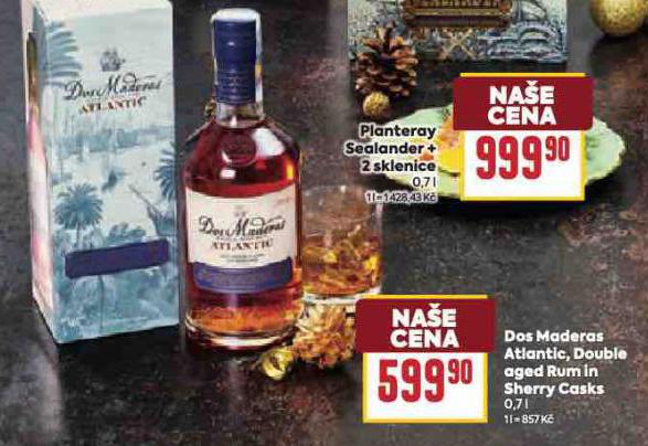 DOS MADERAS ATLANTIC, DOUBLE AGED RUM IN SHERRY CASKS