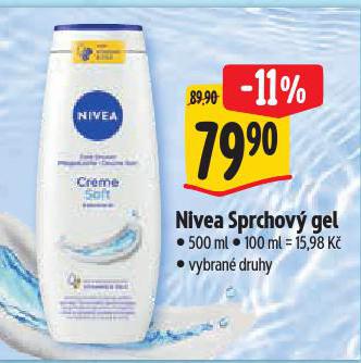 NIVEA SPRCHOVÝ GEL