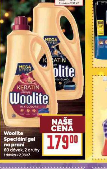 WOOLITE SPECIÁLNÍ PRACÍ PROSTŘEDEK