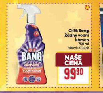 CILLIT BANG ŽÁDNÝ VODNÍ KÁMEN