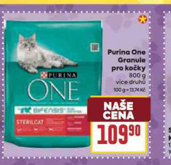 PURINA ONE GRANULE PRO KOČKY