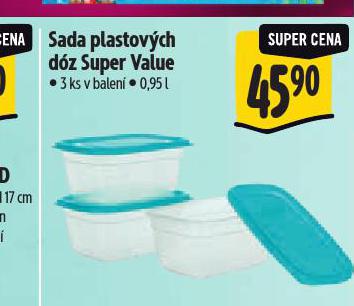 SADA PLASTOVÝCH DÓZ