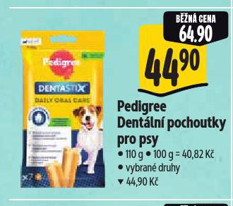 PEDIGREE DENTÁLNÍ POCHOUTKY PRO PSY