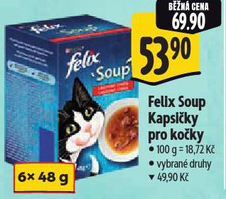 FELIX SOUP KAPSIČKY PRO KOČKY