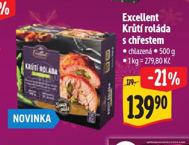 KRŮTÍ ROLÁDA S CHŘESTEM