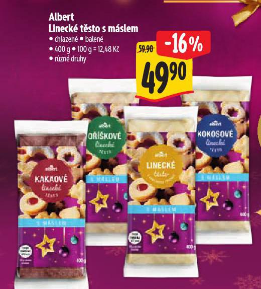 LINECKÉ TĚSTO S MÁSLEM