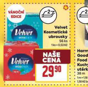 VELVET KOSMETICKÉ UBROUSKY