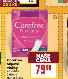 CAREFREE SLIPOVÉ VLOŽKY