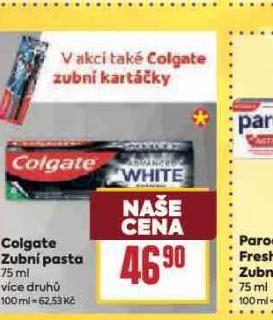 COLGATE ZUBNÍ PASTA