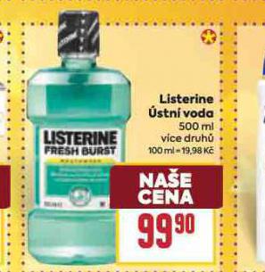 LISTERINE ÚSTNÍ VODA