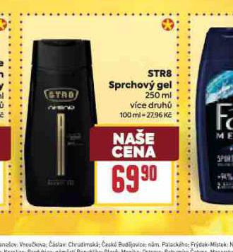 STR8 SPRCHOVÝ GEL