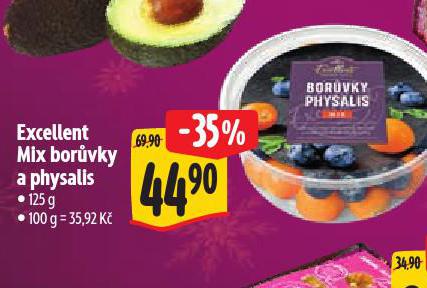 MIX BORŮVKY A PHYSALIS