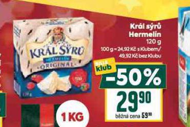 KRÁL SÝRŮ HERMELÍN