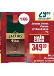 JACOBS VELVET CREMA ZRNKOVÁ KÁVA