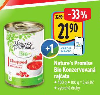 BIO KONZERVOVANÁ RAJČATA