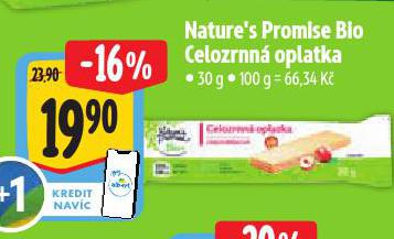 BIO CELOZRNNÁ OPLATKA