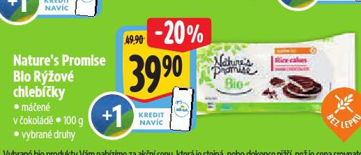 BIO RÝŽOVÉ CHLEBÍČKY