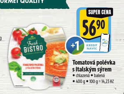 TOMATOVÁ POLÉVKA S ITALSKÝM SÝREM