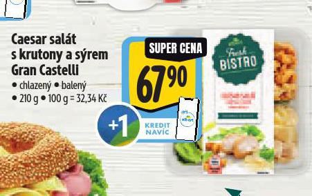 CAESAR SALÁT S KRUTONY A SÝREM GRAN CASTELLI
