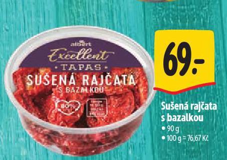 SUŠENÁ RAJČATA S BAZALKOU