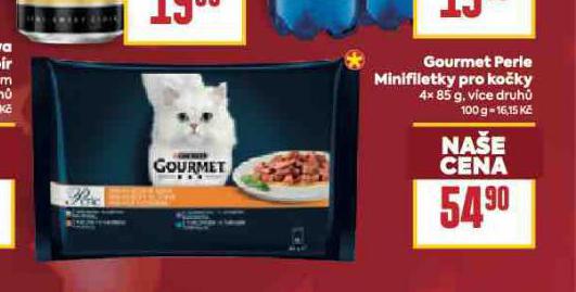 GOURMET PERLE MINIFILETKY PRO KOČKY